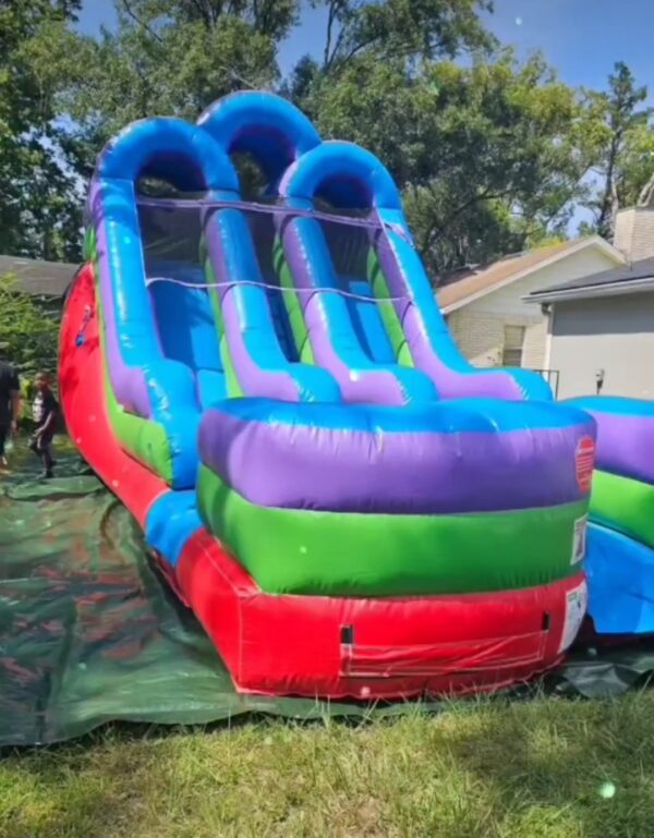 Rainbow Double Bay Water Slide